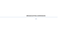 Desktop Screenshot of broadcastingcommission.org