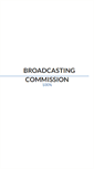 Mobile Screenshot of broadcastingcommission.org